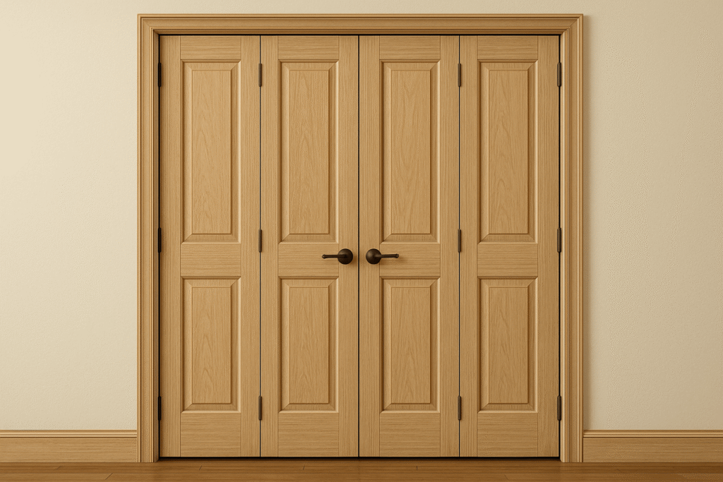 Wooden folding door min ()