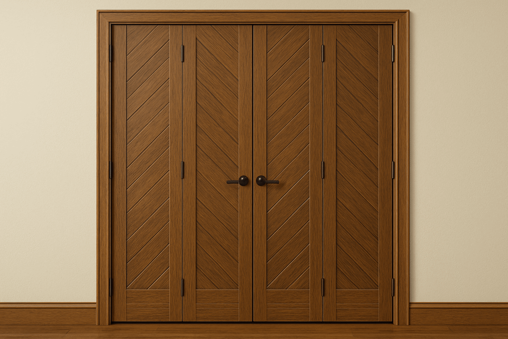 Wooden folding door min